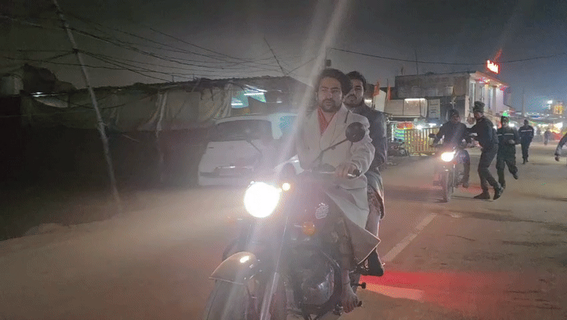 Bageshwar Dham Sarkar with Bullet