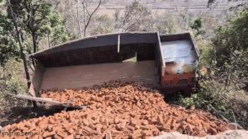 bricktruckoverturned