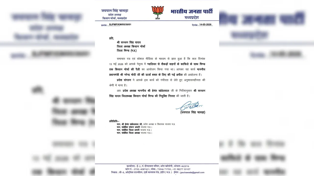 bjpmadhypradeshchindwada