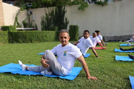 अंतरराष्ट्रीय योग दिवस 2026 से पहले ताजिकिस्तान में विशेष सत्र, शामिल हुए विदेश राज्य मंत्री कीर्ति वर्धन सिंह अंतरराष्ट्रीय योग दिवस 2026 से पहले ताजिकिस्तान में विशेष सत्र, शामिल हुए विदेश राज्य मंत्री कीर्ति वर्धन सिंह