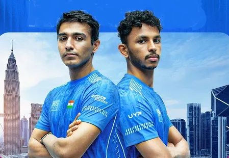 एशियन डबल्स स्क्वैश: फाइनल में पहुंचे अभय और वेलावन, पाकिस्तान से होगा मुकाबला एशियन डबल्स स्क्वैश: फाइनल में पहुंचे अभय और वेलावन, पाकिस्तान से होगा मुकाबला