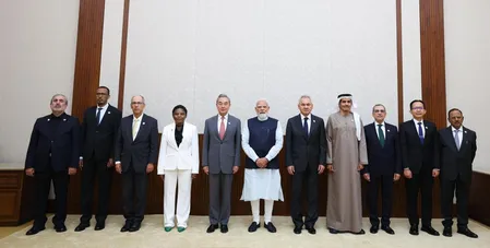 पीएम मोदी से मिले ब्रिक्स देशों के राष्ट्रीय सुरक्षा सलाहकार, वैश्विक चुनौतियों पर हुई चर्चा पीएम मोदी से मिले ब्रिक्स देशों के राष्ट्रीय सुरक्षा सलाहकार, वैश्विक चुनौतियों पर हुई चर्चा