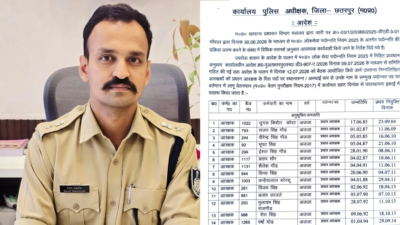 Chhatarpur Police C Promotion