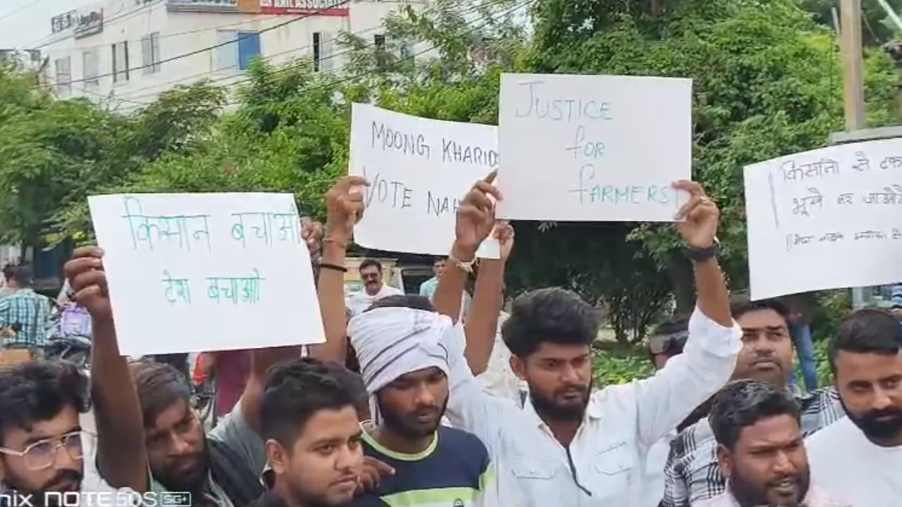 Farmers' protest in Bhopal