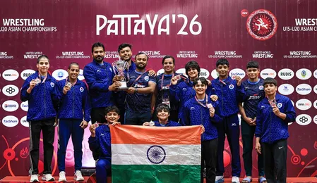 अंडर-20 एशियन रेसलिंग चैंपियनशिप: कुल 20 मेडल के साथ भारत का अभियान समाप्त अंडर-20 एशियन रेसलिंग चैंपियनशिप: कुल 20 मेडल के साथ भारत का अभियान समाप्त