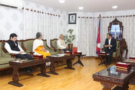 नेपाल के स्पीकर ने लोकसभा अध्यक्ष ओम बिरला को दिया काठमांडू आने का न्योता