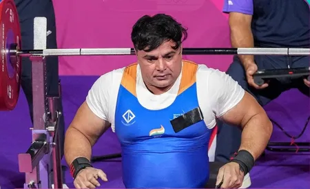 कॉमनवेल्थ गेम्स 2026: पैरा-पावरलिफ्टिंग में पदक से चूका भारत, अशोक मलिक चौथे स्थान पर रहे कॉमनवेल्थ गेम्स 2026: पैरा-पावरलिफ्टिंग में पदक से चूका भारत, अशोक मलिक चौथे स्थान पर रहे