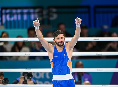 सीडब्ल्यूजी 2026: सचिन सिवाच ने विलियम हेविट को हराया, पुरुषों के 60 किलोग्राम बॉक्सिंग क्वार्टर फाइनल में पहुंचे