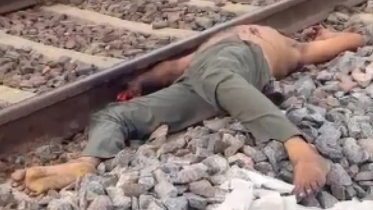 The young man committed suicide by getting hit by a train