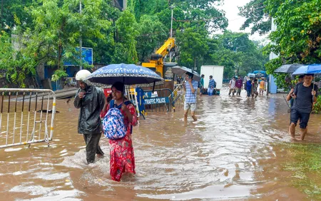 दक्षिण बंगाल में 15 अगस्त तक होगी भारी बारिश