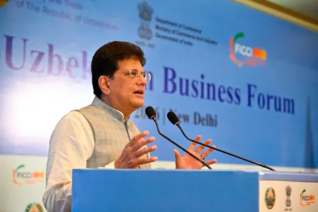 भारत और उज्बेकिस्तान के बीच द्विपक्षीय व्यापार की अपार संभावनाएं, खनन और टेक्सटाइल में बड़े अवसर मौजूद: पीयूष गोयल
