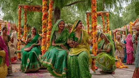 हरियाली तीज: पहली बार व्रत करने वाली महिलाएं जानें पूजा विधि, क्यों है झूला झूलने की परंपरा?
