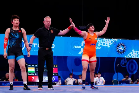 अंडर 20 रेसलिंग चैंपियनशिप : काजल बनीं वर्ल्ड चैंपियन, लगातार दूसरी बार जीता गोल्ड मेडल