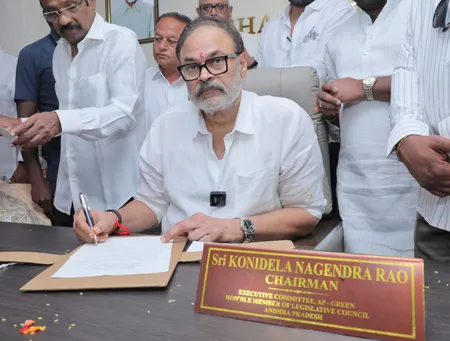 आंध्र प्रदेश : पवन कल्याण के भाई कोनिडेला नागा बाबू ने संभाला एपी ग्रीन एग्जीक्यूटिव कमेटी के चेयरमैन का पदभार