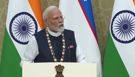 भारत और उज्बेकिस्तान के रिश्ते अब 'व्यापक रणनीतिक साझेदारी' के स्तर पर: पीएम मोदी