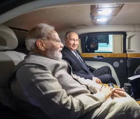 बिश्केक में पीएम मोदी की 'कार डिप्लोमेसी': राष्ट्रपति पुतिन के साथ प्रधानमंत्री ने एक ही गाड़ी में किया सफर
