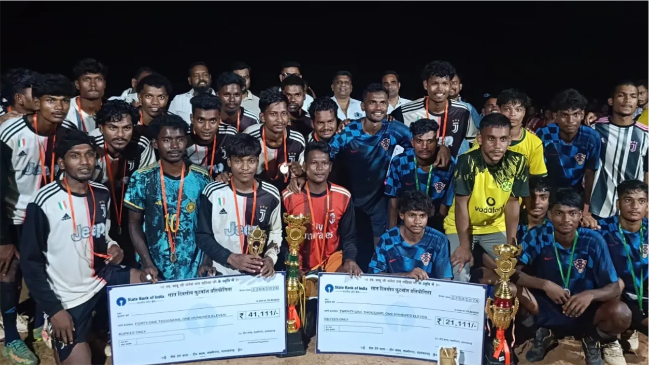 जशपुर ने जीता लक्ष्मीनगर फुटबॉल टूर्नामेंट, फाइनल में बरौल को 3-2 से दी शिकस्त