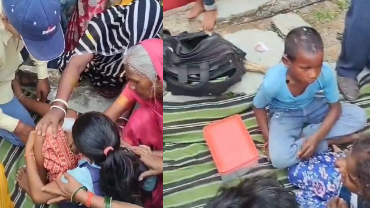 सतना में स्कूल में हादसा: छज्जे का प्लास्टर गिरने से चार बच्चे घायल