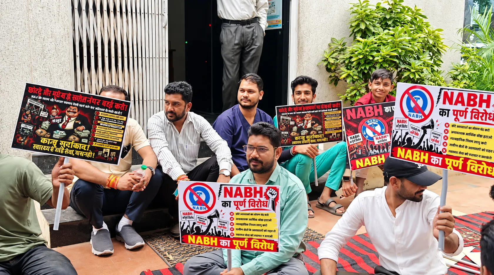 6 महीने से अटका करोड़ों का क्लेम, NABH की शर्त के खिलाफ भोपाल में निजी अस्पतालों का उग्र घेराव
