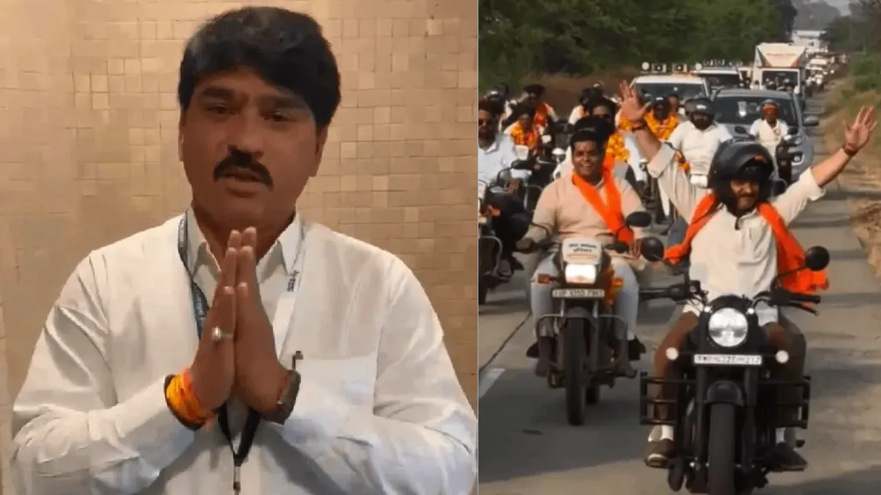भाजपा विधायक घनश्याम चंद्रवंशी का बाइक पर स्टंट करते वीडियो वायरल; कांग्रेस ने उठाए सवाल