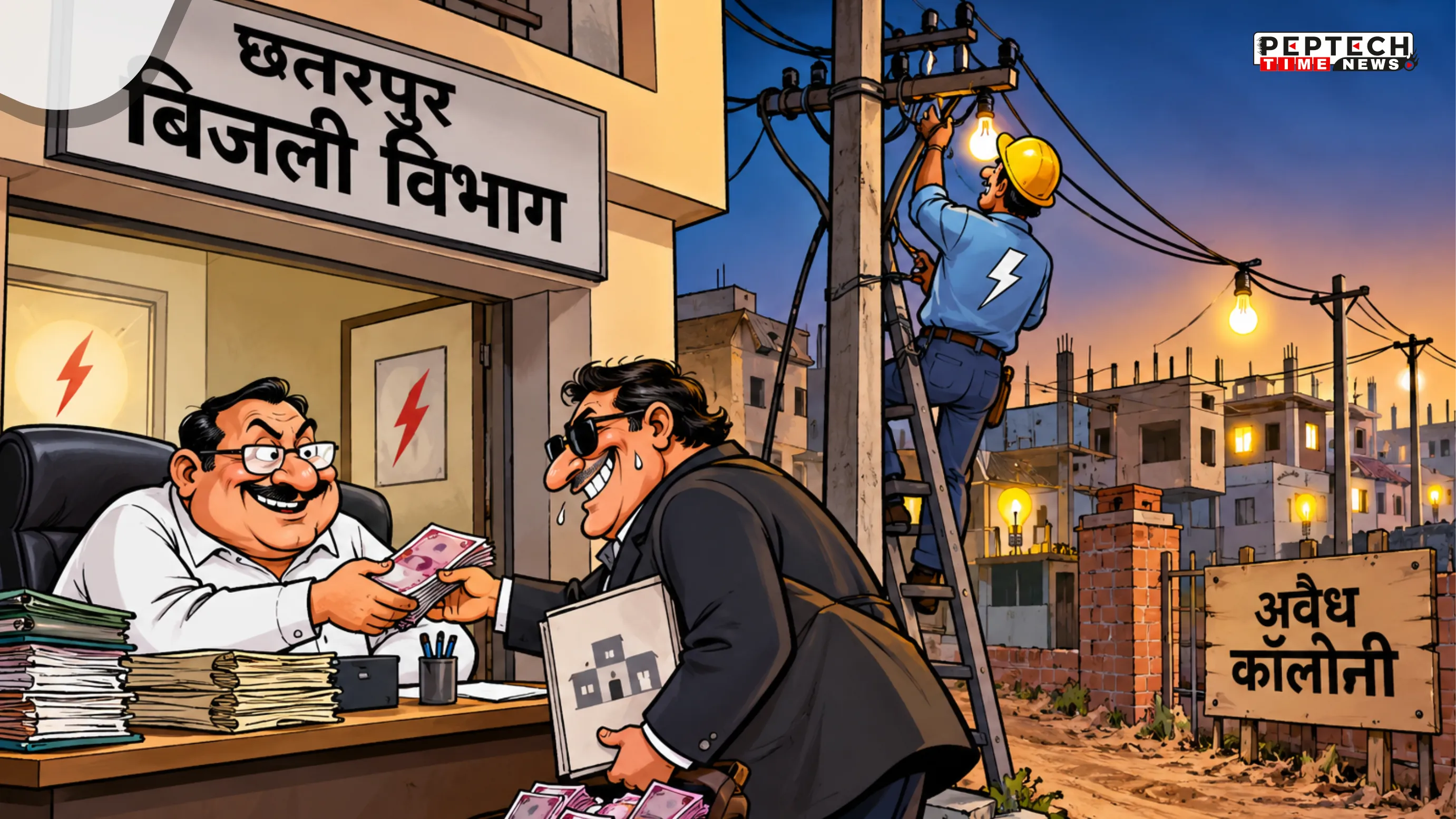 अवैध कॉलोनियों में सांठगांठ से बांटे जा रहे बिजली कनेक्शन, EE अमर श्रीवास्तव पर गंभीर आरोप