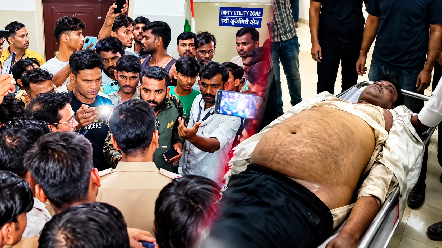 परिजनों का पुलिस पर बर्बर पिटाई का आरोप, चौकी प्रभारी समेत 8 पुलिसकर्मी लाइन अटैच