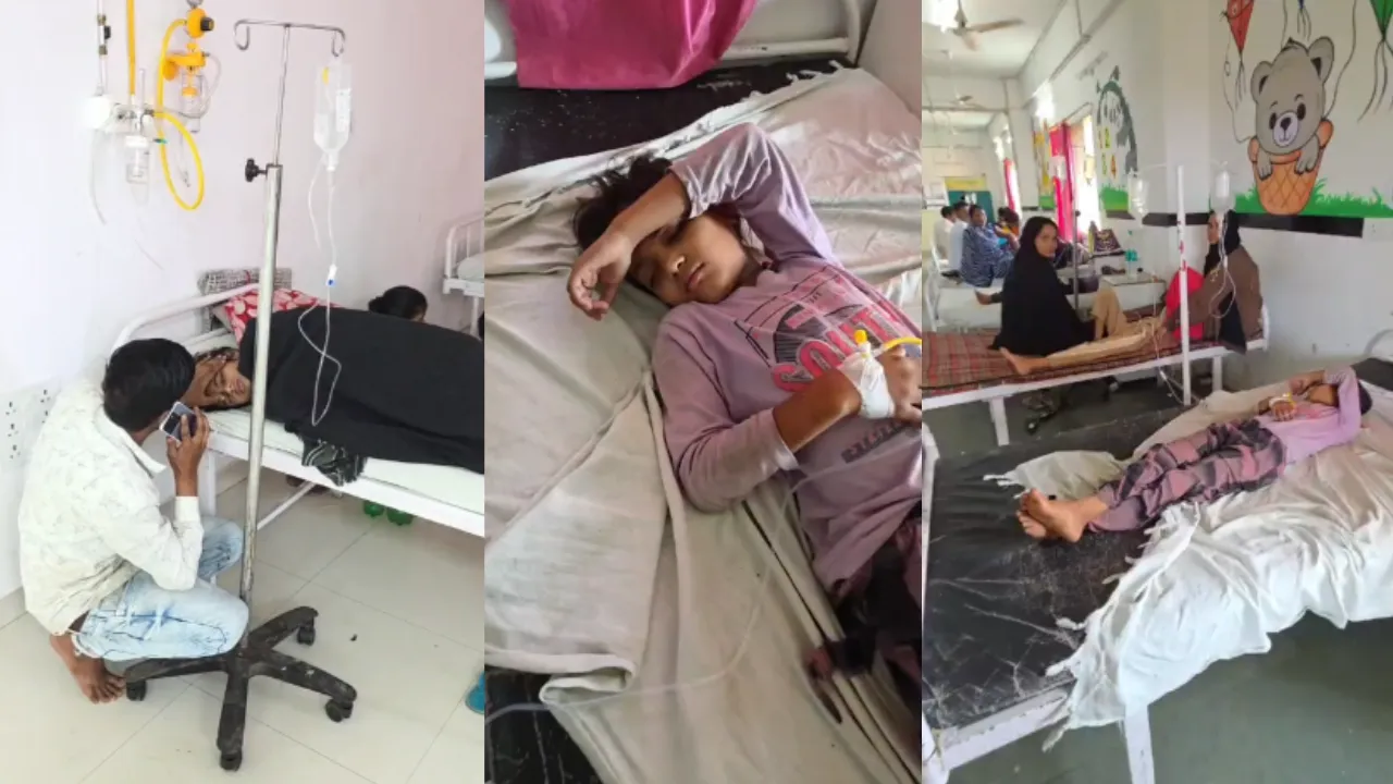 दाल-चावल खाने के बाद एक ही परिवार के छह लोगों की तबीयत बिगड़ी, तीन बच्चे जिला अस्पताल में भर्ती