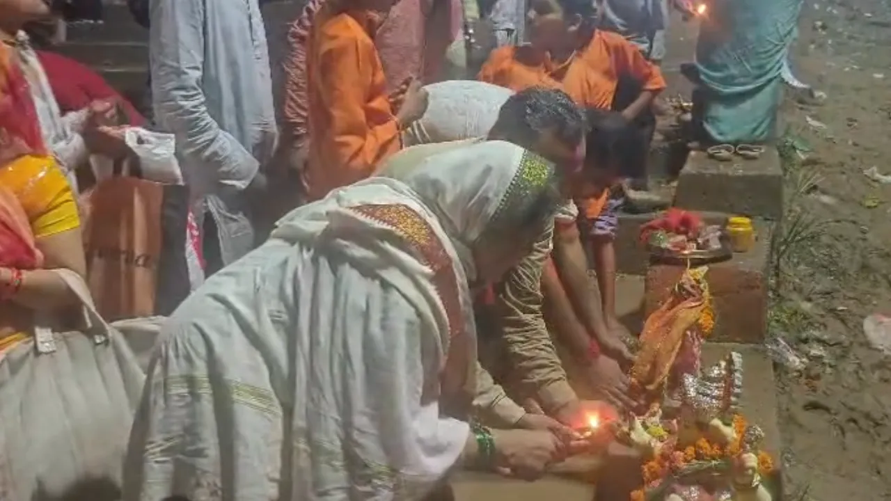 गणेश विसर्जन पर सतना में उमड़ा आस्था का सैलाब