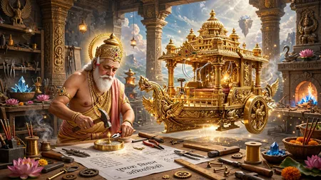विश्वकर्मा जयंती 2026: स्वर्ग लोक, लंका नगरी और इंद्रप्रस्थ का भगवान विश्वकर्मा ने किया था निर्माण, पुष्पक विमान भी शिल्पकारी का प्रतीक विश्वकर्मा जयंती 2026: स्वर्ग लोक, लंका नगरी और इंद्रप्रस्थ का भगवान विश्वकर्मा ने किया था निर्माण, पुष्पक विमान भी शिल्पकारी का प्रतीक