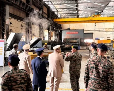 मोरक्को के प्रतिनिधिमंडल ने किया आर्मी बेस वर्कशॉप का दौरा