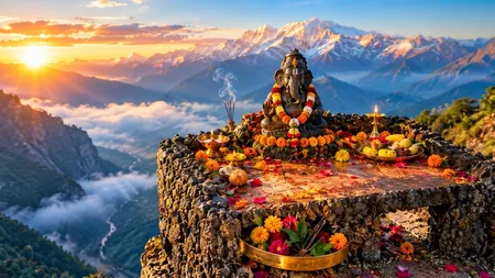 भारत ही नहीं, इंडोनेशिया में भी गूंज रहा गणपति बप्पा का नाम, ज्वालामुखी के किनारे 700 साल से विराजमान विघ्नहर्ता