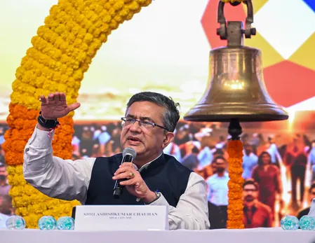 भारतीय शेयर बाजार में एनएसई की सुस्त शुरुआत, 0.84 प्रतिशत के प्रीमियम के साथ हुआ लिस्ट
