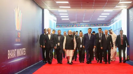 भारत मंडपम में डीप-टेक का जलवा, पीएम मोदी संग ब्रिक्स नेताओं ने देखी भारतीय इनोवेशन इकोसिस्टम की झलक भारत मंडपम में डीप-टेक का जलवा, पीएम मोदी संग ब्रिक्स नेताओं ने देखी भारतीय इनोवेशन इकोसिस्टम की झलक