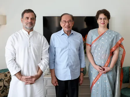 मलेशियाई प्रधानमंत्री अनवर इब्राहिम से मिले राहुल और प्रियंका गांधी, नाश्ते के दौरान हुई चर्चा