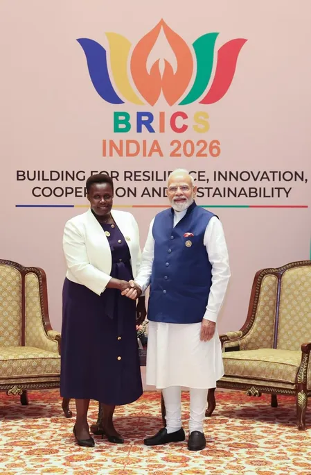 ब्रिक्स समिट में पीएम मोदी ने युगांडा की उपराष्ट्रपति से की द्विपक्षीय वार्ता, प्रौद्योगिकी और निवेश सहयोग बढ़ाने पर दिया जोर
