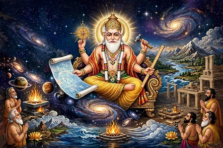 विश्वकर्मा जयंती 2026: कैसे शुरू हुई विश्वकर्मा पूजा की परंपरा? जानें भगवान विश्वकर्मा के जन्म और पौराणिक कथा की कहानी विश्वकर्मा जयंती 2026: कैसे शुरू हुई विश्वकर्मा पूजा की परंपरा? जानें भगवान विश्वकर्मा के जन्म और पौराणिक कथा की कहानी