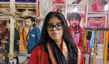 'भारतीय संस्कृति को दुनिया तक पहुंचाना है लक्ष्य,' बागेश्वर धाम में बोलीं 'हनुमान अंश' की प्रोड्यूसर