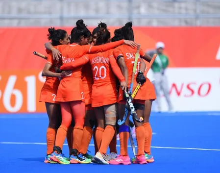 एशियन गेम्स 2026: भारतीय महिला हॉकी टीम का शानदार प्रदर्शन, एकतरफा मुकाबले में इंडोनेशिया को 17-1 से रौंदा