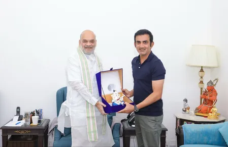 टीम इंडिया के हेड कोच गौतम गंभीर ने की गृह मंत्री अमित शाह से खास मुलाकात