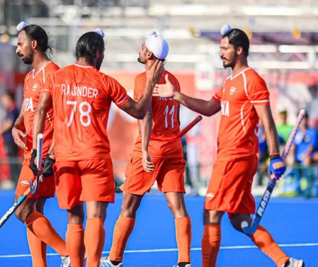 एशियन गेम्स 2026: भारतीय पुरुष हॉकी टीम ने साउथ कोरिया को 8-2 से रौंदा, अभिषेक-दिलप्रीत ने दागे दो-दो गोल