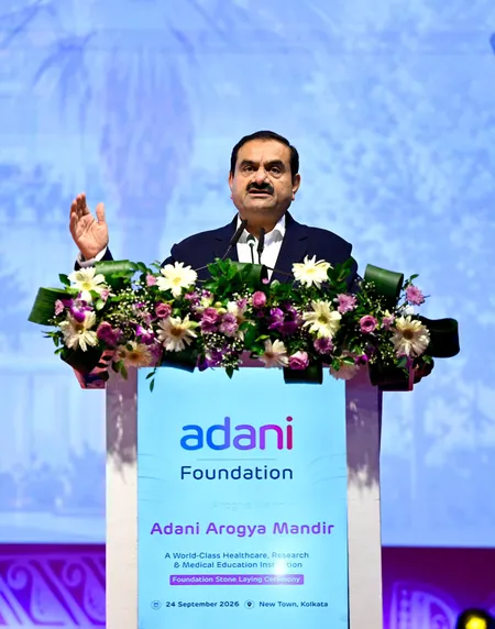 2,000 बेड के गैर-लाभकारी अस्पताल के शिलान्यास पर बोले गौतम अदाणी, यह बंगाल के चिकित्सा के भविष्य को बनाएगा बेहतर