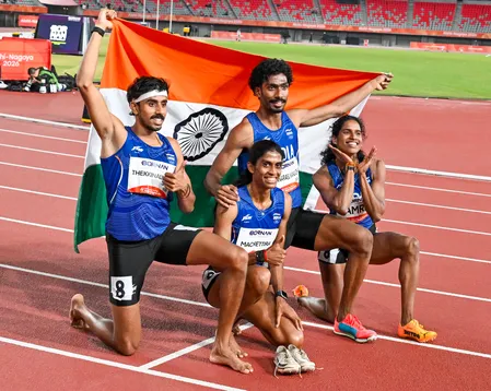 एशियन गेम्स: राजू, थेन्नारासु, रामराज और मनु की चौकड़ी ने देश को दिलाया रजत, पीएम मोदी ने दी बधाई