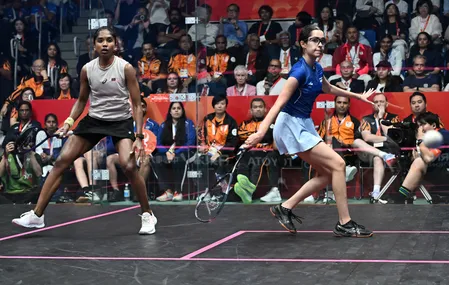 एशियन गेम्स: स्क्वैश में 18 वर्षीय अनाहत सिंह ने सिल्वर मेडल जीतकर रचा इतिहास