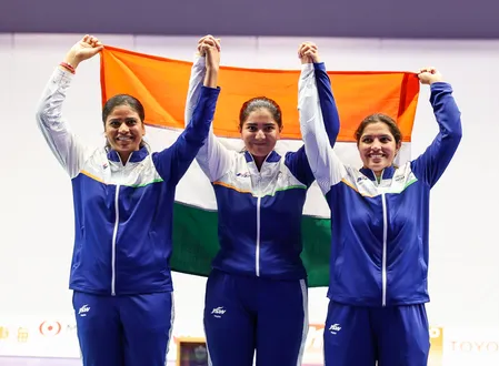 एशियन गेम्स: 'ऐसा लगता है जैसे सफर पूरा हो गया,' आशिमा अहलावत ट्रैप टीम इवेंट में सिल्वर मेडल जीतकर खुश