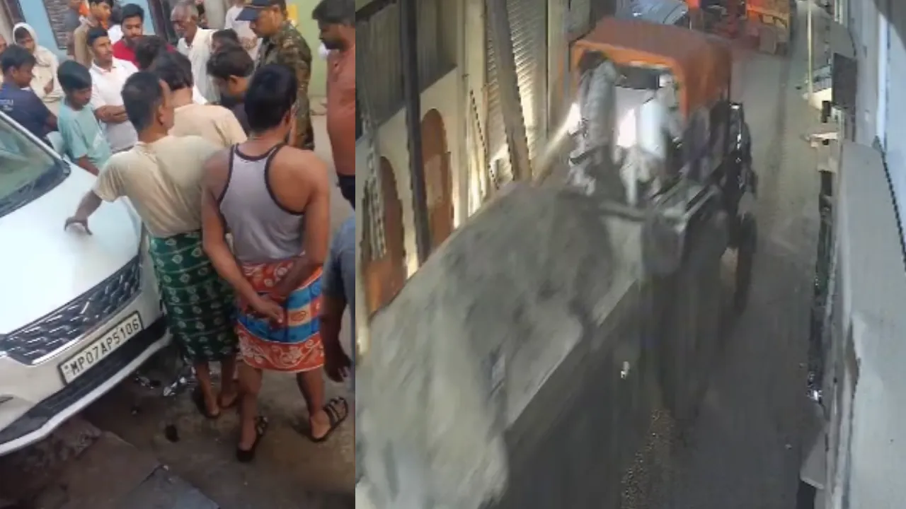 बेखौफ रेत का खेल! CCTV में कैद हुआ ट्रैक्टर-ट्रॉलियों का काफिला