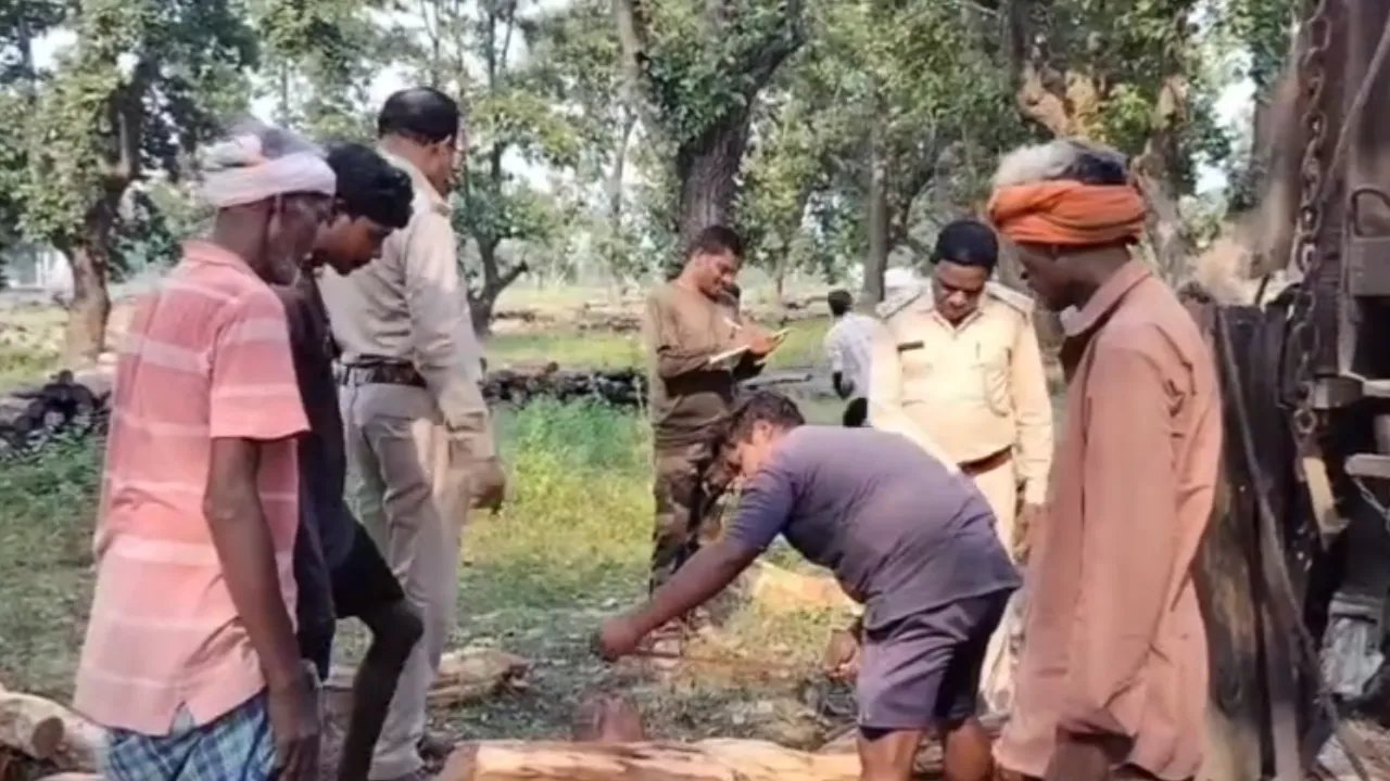 बाकारुमा रेंज में खैर लकड़ी से भरा ट्रक जब्त, चालक फरार