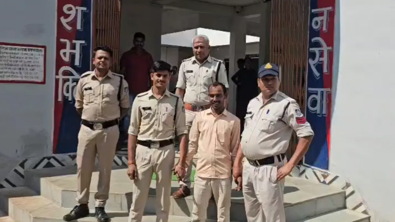 बकस्वाहा थाने से भागा दुष्कर्म का आरोपी राजस्थान से गिरफ्तार