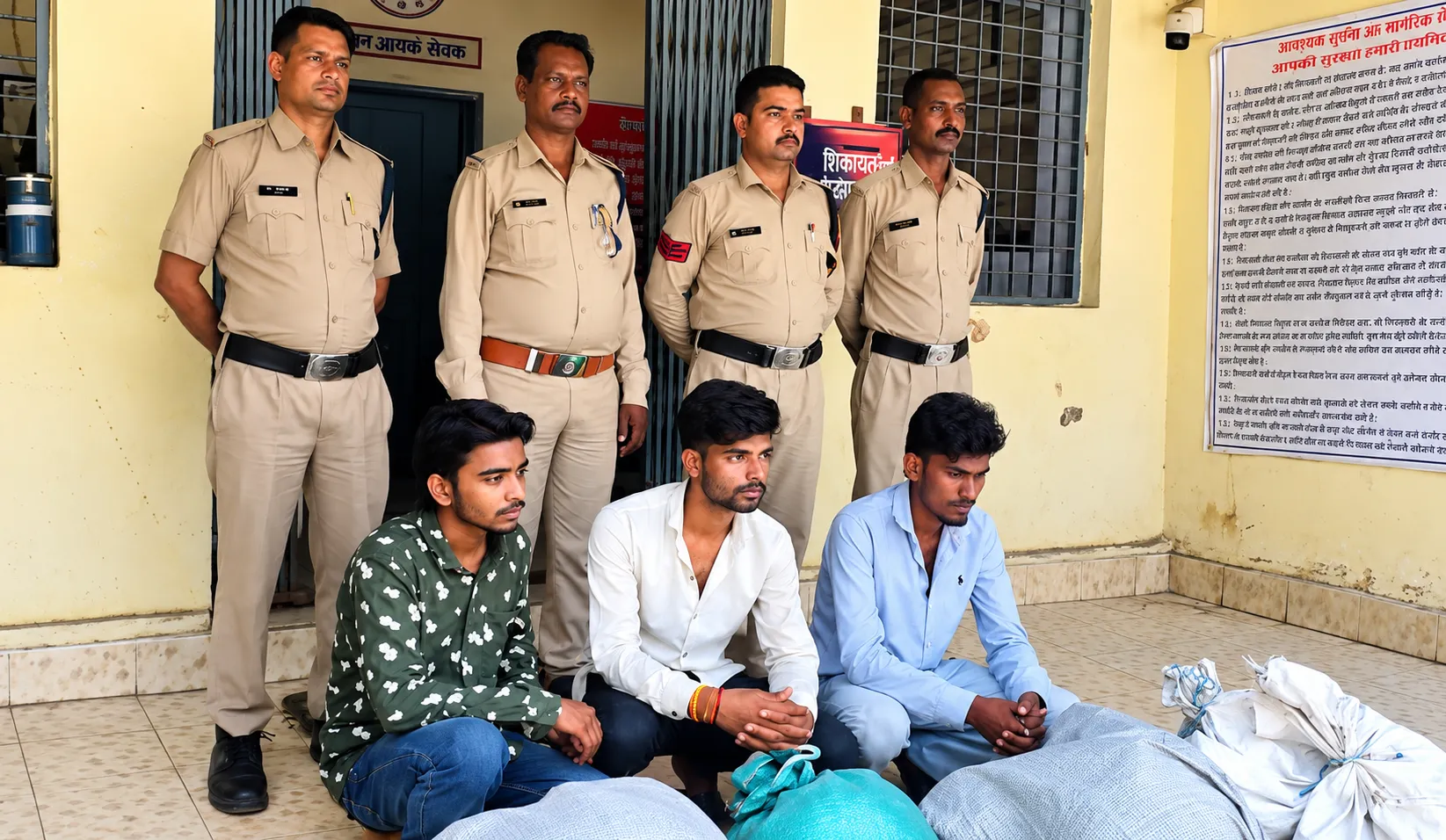दिल्ली गया था मजदूर, गांव में टूटा था ताला, चोरी की वारदात का पुलिस ने किया पर्दाफाश, 4 हिरासत में