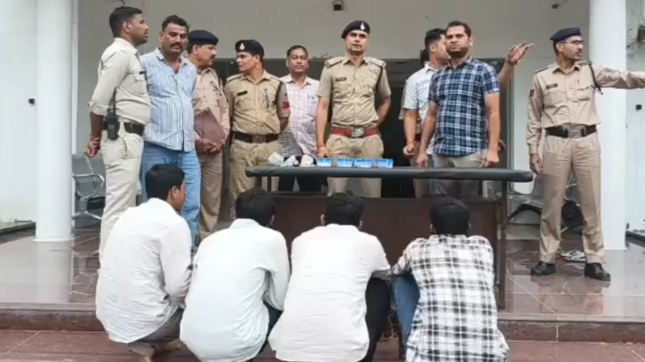 छतरपुर पुलिस ने किया चोरी का खुलासा, धार जिले के चार शातिर चोर गिरफ्तार