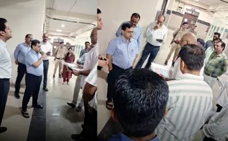 छतरपुर जिला अस्पताल का कमिश्नर ने किया औचक निरीक्षण; व्यवस्थाओं का लिया जायजा, कलेक्टर और जिला पंचायत CEO भी रहे मौजूद